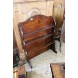 A mahogany dresser top