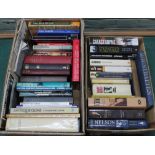 Two boxes of military related books including German Swords and Sword Makers (Richard H Bezdek),