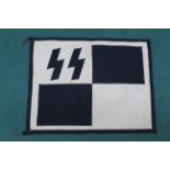 A German (PATTERN) pennant with two suspension clips to top,