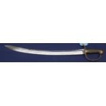 A Victorian Police/Prison sabre, marked B.C.G3 (N.B.