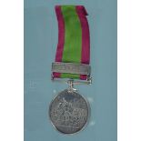 An Afghanistan medal with Kabul clasp to 1573 Pte H.