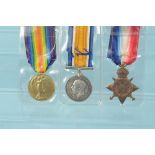 A WWI 1914/15 Star trio to 3-10495 Pte A.Twaite Norf.R.