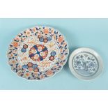An Oriental Imari decorated plate,