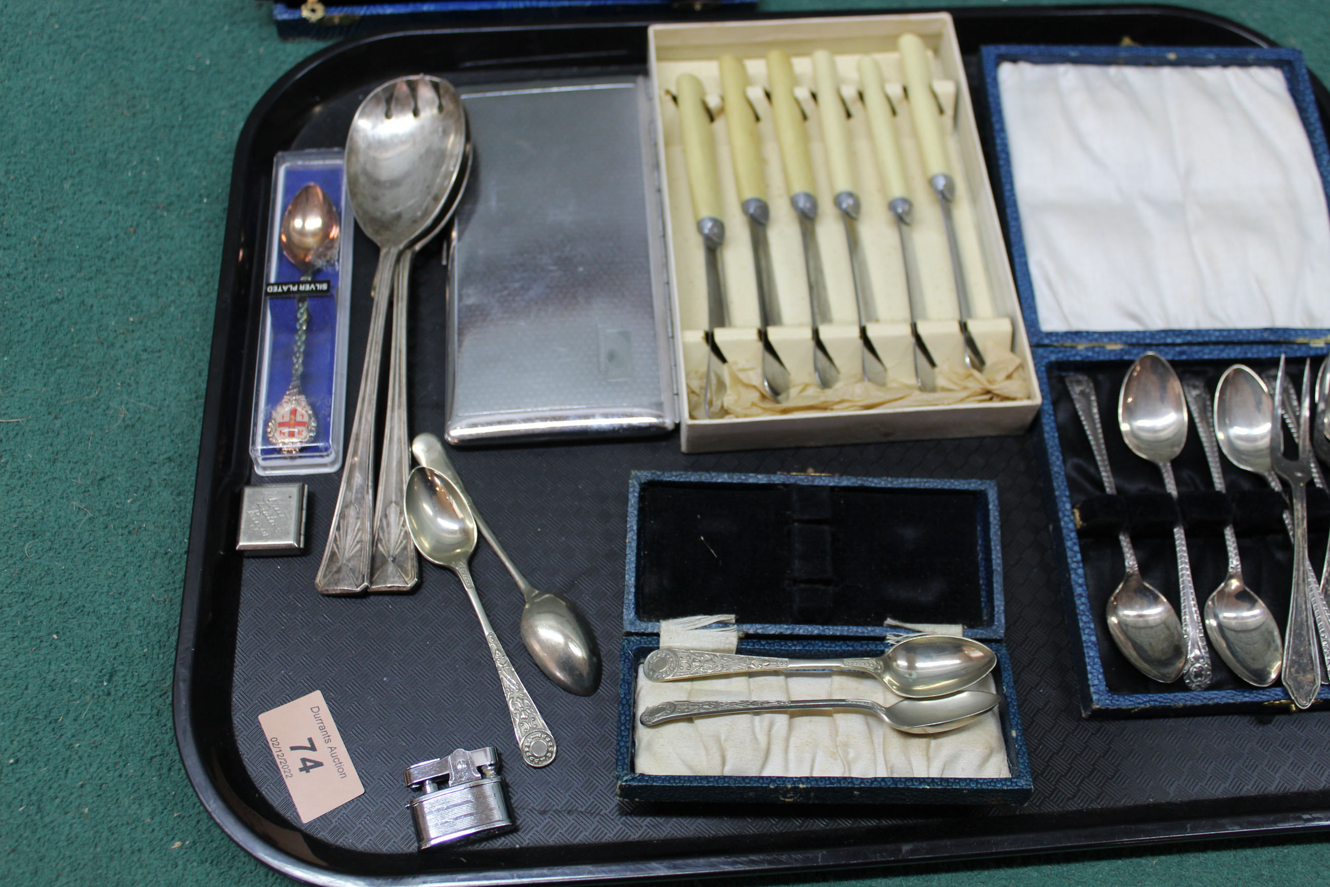 Various silver plated boxed and loose cutlery sets - Image 3 of 3