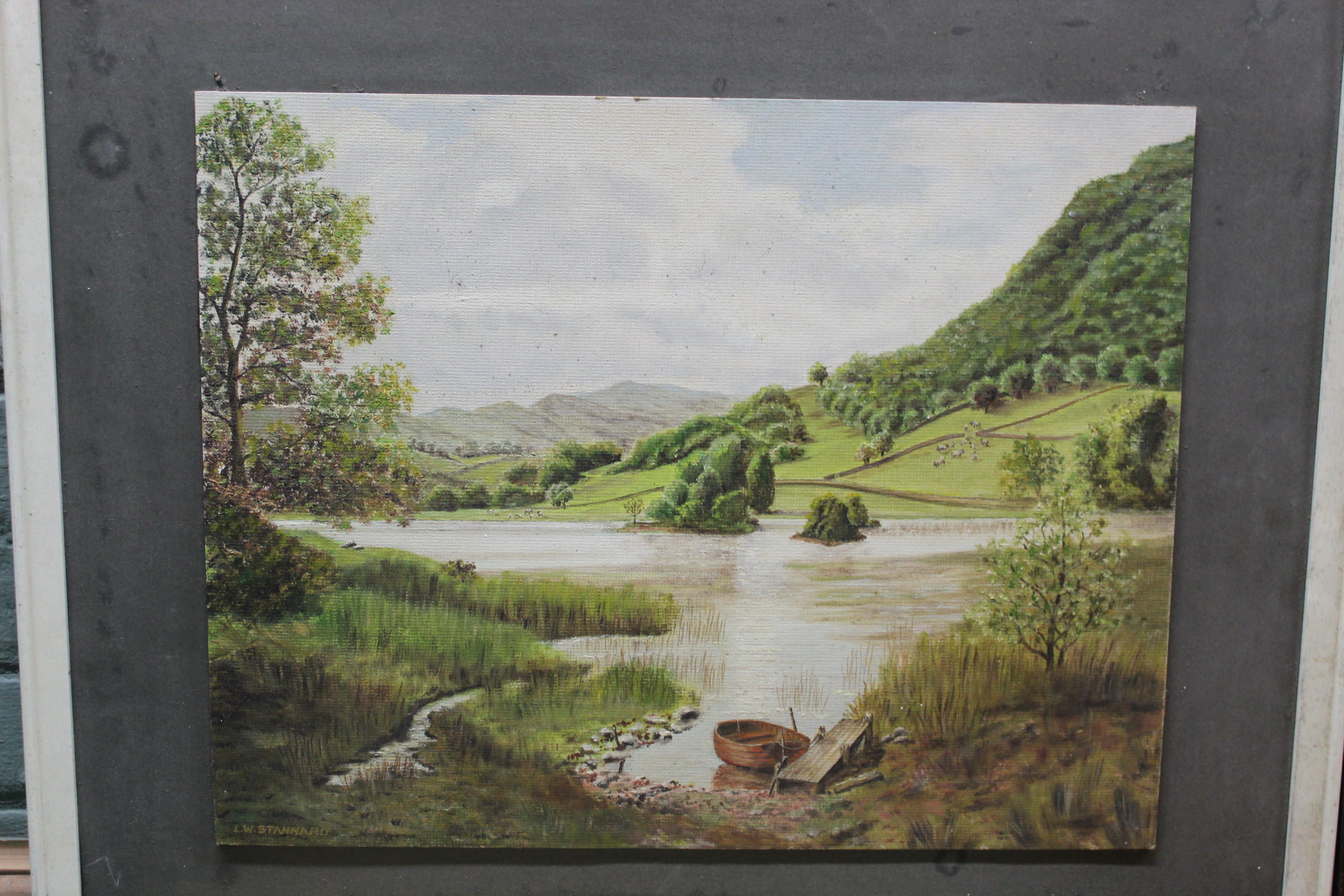 Ten assorted unframed prints of animals and birds, an oil on board of Rydal Water, - Image 7 of 8