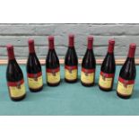 Seven bottles of 2003 Romanian Murfatlar red wine