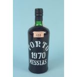 A bottle of 1980 ten year old Messias porto