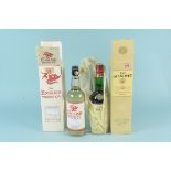 A boxed bottle of 'The Glenlivet' single malt 70cl plus 'The English Whisky Co' malt 70cl