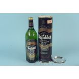 A containered 1 ltr litre bottle of Glenfiddich single malt whisky