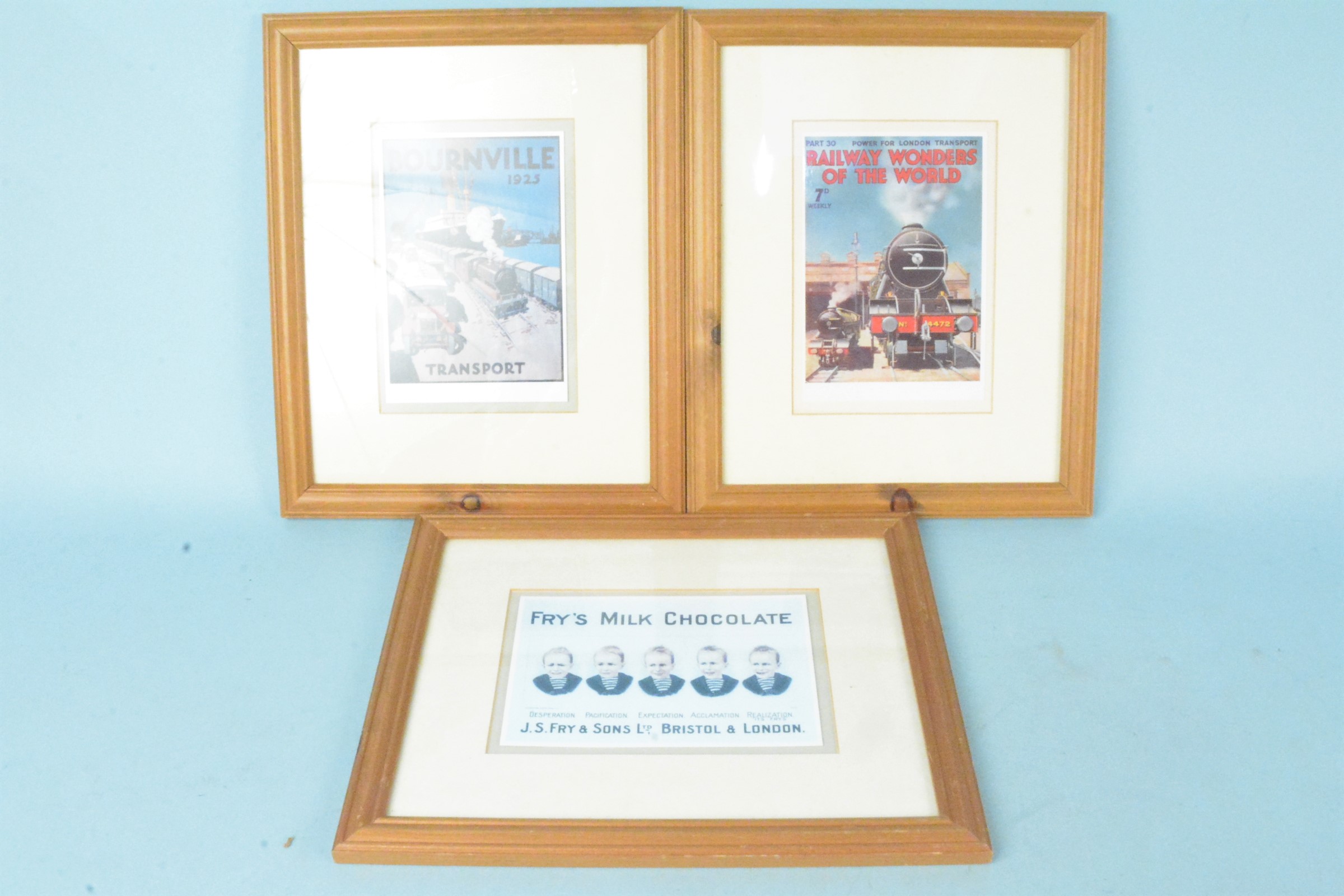 Nine framed small advertising prints of varying subjects and two others - Image 3 of 3