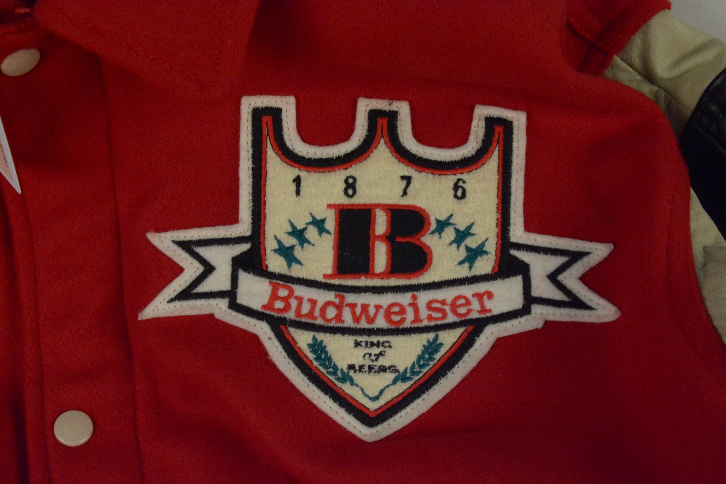 A classic vintage 1980's Budweiser American baseball style jacket by Cooper Collections, - Image 3 of 5