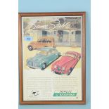 A framed Jewett of Bradford advertisement from 'The Autocar' Oct 24th 1952,