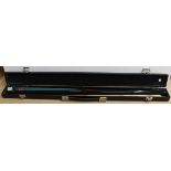 A cased Jimmy White snooker cue by 'BCE'