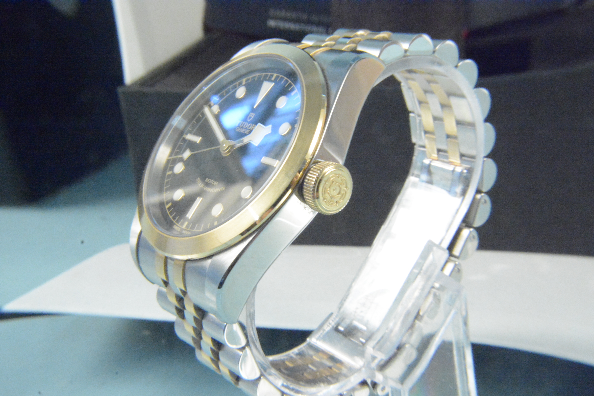 A gents Tudor cal 79543 bi-metal wristwatch, - Bild 4 aus 5