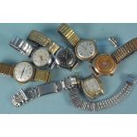 Assorted vintage gents wristwatches