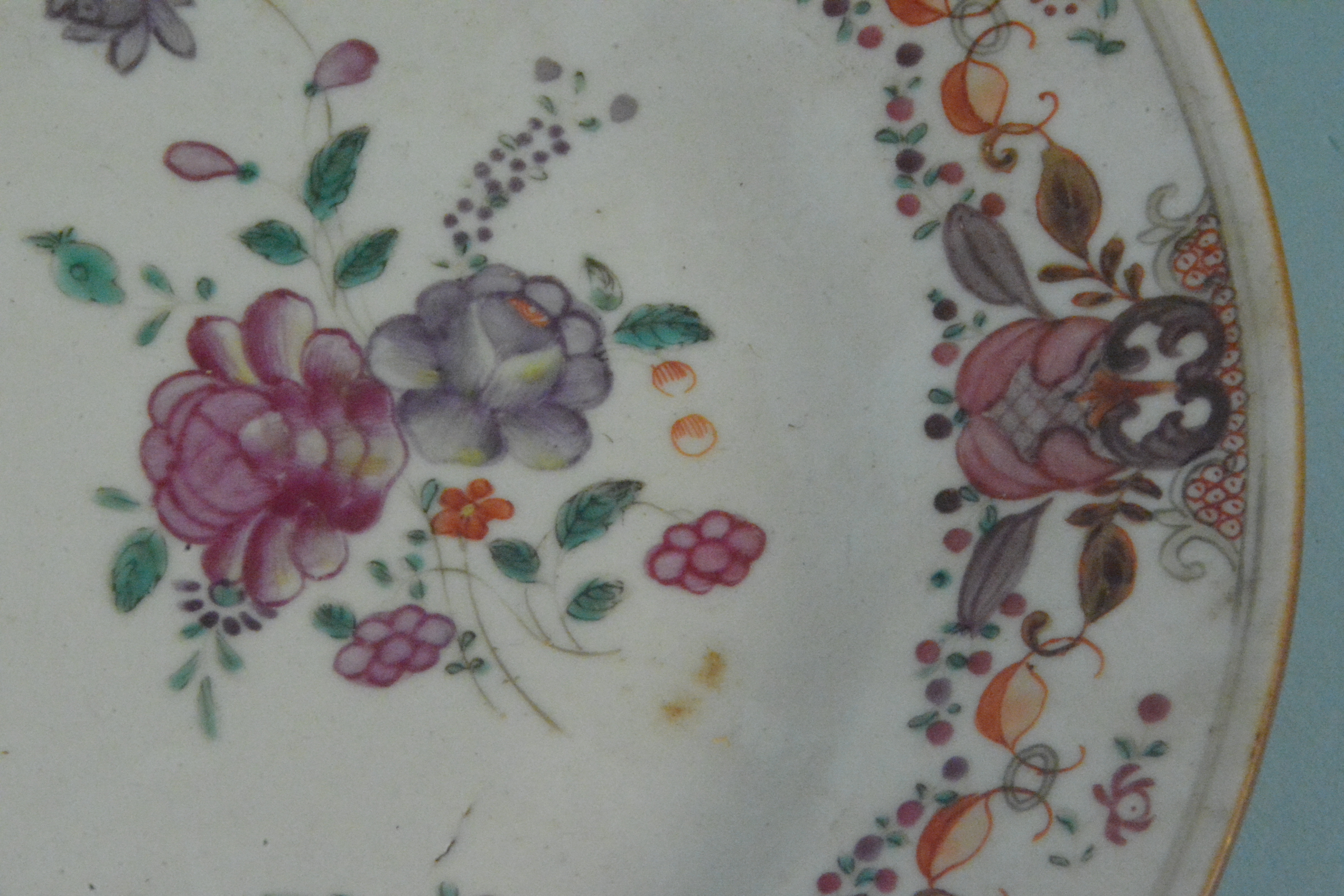 An early 19th Century Chinese porcelain famille rose dish, - Image 3 of 3