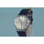 A c1960's Omega Automatic Geneve stainless steel wristwatch