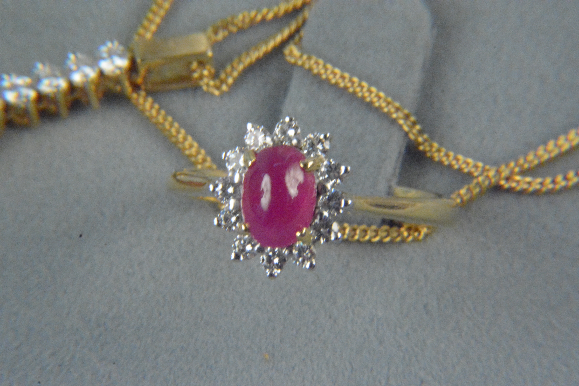 An impressive suite of 18ct gold ruby and diamond jewellery, - Image 2 of 3