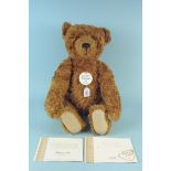 A large Steiff vintage style limited edition 2005 bear, 1906 replica No.
