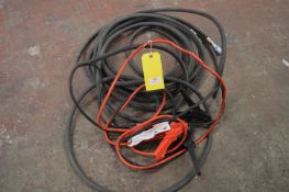 *Pair of Jump Leads and a High Pressure Air Line