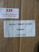 *3pks of Clear 400mm Pallet Wrap