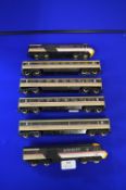 Two Hornby Intercity 125 Locos, plus Four Carriages