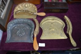 Three Victorian Crumb Tray Sets