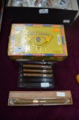 Unopened Box of 50 King Edward Cigars plus Bakelite Cigar Box and Contents etc.