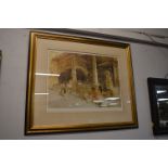 Gilt Framed Russell Flynt Limited Edition Print - Arabian Bathhouse Scene