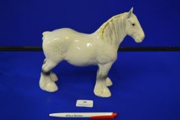 Beswick Dapple Grey Shire Horse
