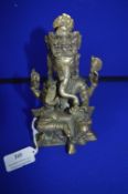 Indian Brass Figure of Ganesh