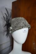 1920's Diamante Flappers Hat