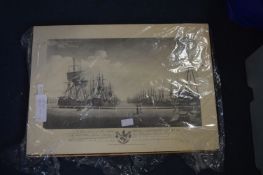 Eleven Copies of The Old Hull Print, New Dock at Kingston upon Hull
