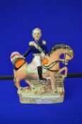 Staffordshire Flatback Figure of Marshal Arnaud