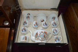 George V and Queen Mary Coronation Miniature Tea Set