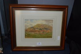 Framed Watercolour Landscape by William R. Hayles 1912