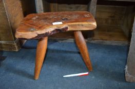 Small Live Edge Stool