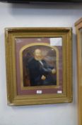 Gilt Framed Oil Portrait of Spenceley Brown, Builder of Chatt House