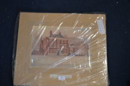 Eight Copies of a Hull Print, Bates House by Allen Bray