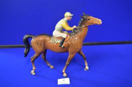 Beswick Figure of a Race Horse & Jockey