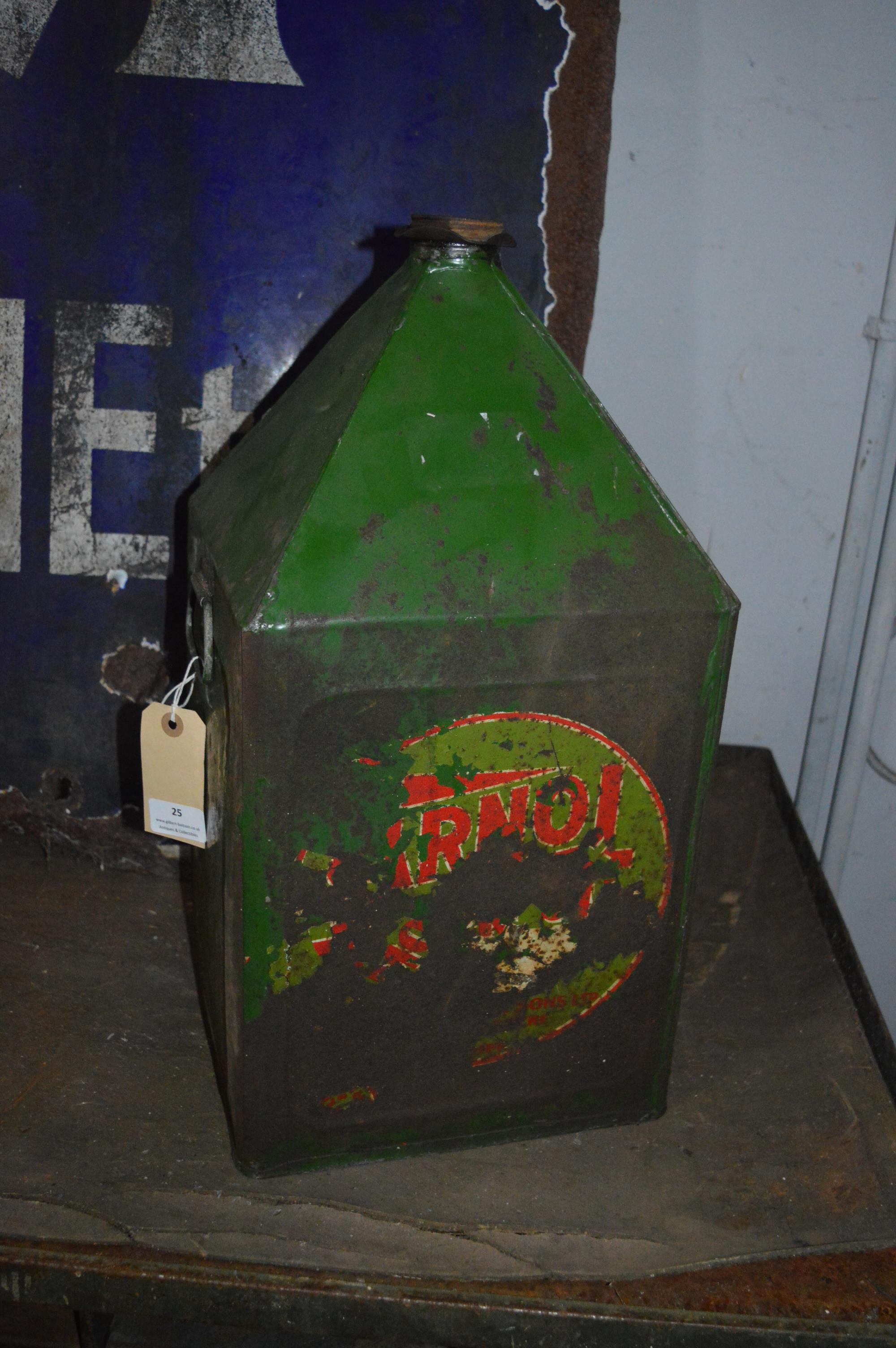 Vintage Green 5 Gallon Oil Can