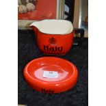 Haig Whisky Water Jug and Ashtray