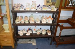 Victorian Carved Oak Shelves