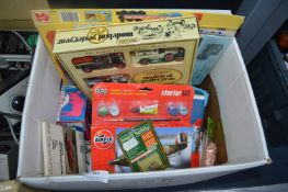 Mixed Box of Toys, Diecast Vehicles, Games, Books, etc.