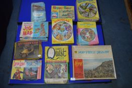 Vintage Jigsaw Puzzles Including Johnny Quest, plus Captain Scarlet and the Mysterons