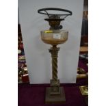 Victorian Brass Oil Lamp