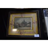 Victorian Framed Card View of Beverley Market