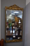 Gilt Framed Beveled Edge Mirror