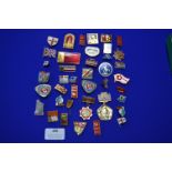 Russian and British Lapel Badges