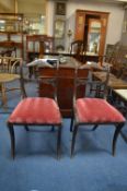 Pair of Beechwood Side Chairs